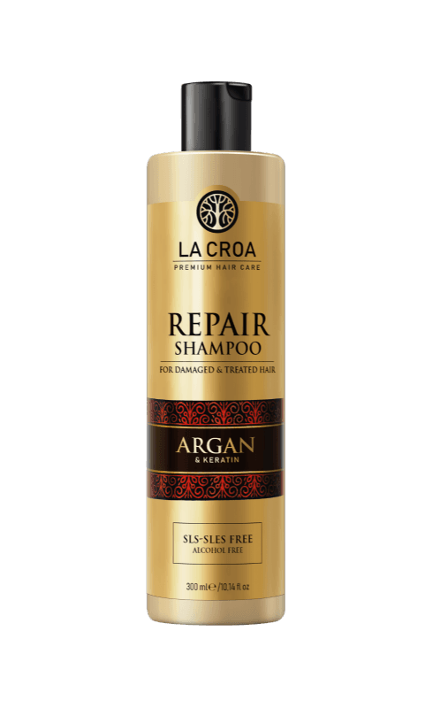 La Croa Repair Shampoo 300 Ml Argan & Keratin