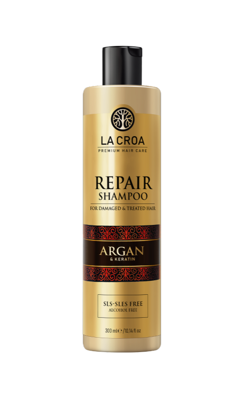 La Croa Repair Shampoo 300 Ml Argan & Keratin