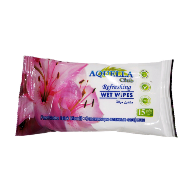 Wet Wipes 15 pcs